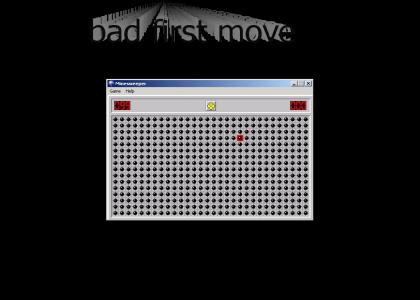I think I'll be lucky at minesweeper today...