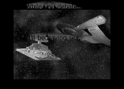 Star Wars Vs. Star Trek  - Who would win?