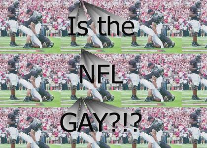 Is the NFL gay? OH NOES!!