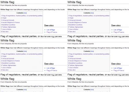 Wikipedia: White Flag