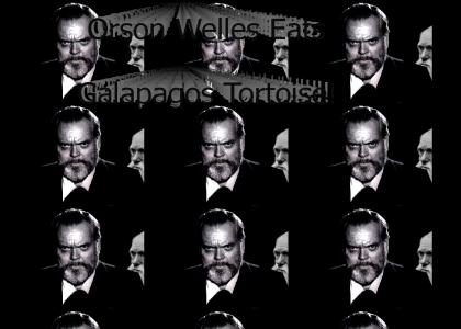 ORSON WELLES EATS GALAPAGOS TORTOISE