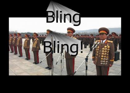North Korean Bling bling!
