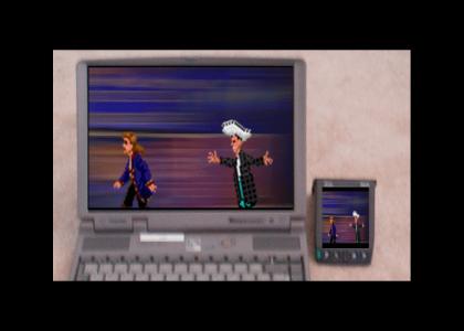 Stan Stalks Guybrush on a laptop 2