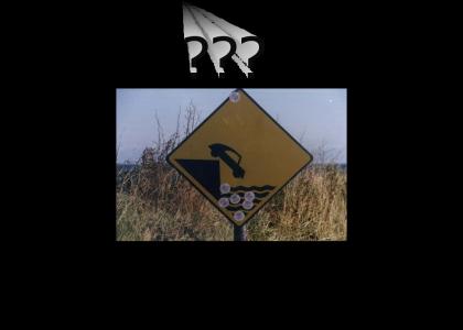 wtf road sign