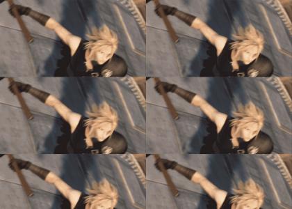 Advent Children Cloud's victory move