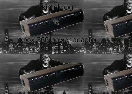 king kong vs xbox 360 power adapter