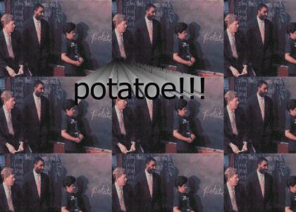 Dan Quayle spells potato(e)