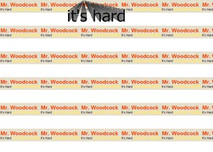 Mr. Woodcock it is...