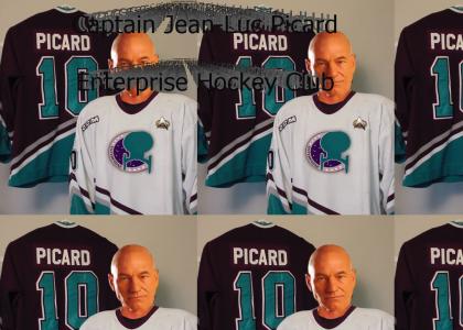 Picard Plays Hockey