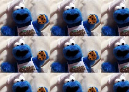 Cookie Monster getting laid.