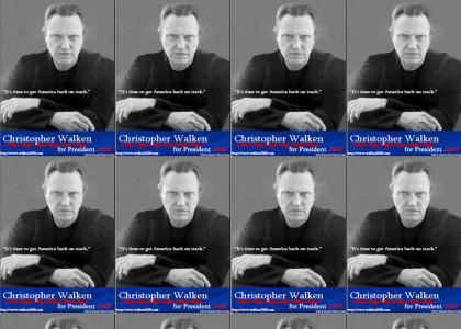 Walken Outlines His Policies...