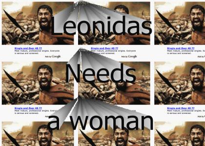 Leonidas is a 40 year old virgin?