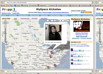 Peppers finds Myspace Map!
