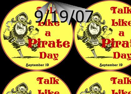 Happy International Talk Like a Pirate Day!