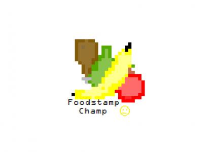Foodstamp Champ Logo and Jingle