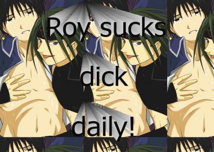 Roy sucks dick daily
