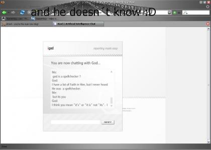 God is a spellchecker ?
