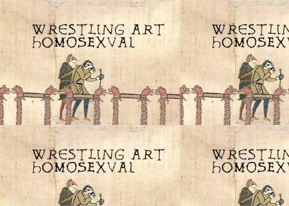 WRESTLING IS GAY! Medieval Edition