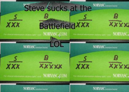 Steve Sucks at the Battlefield