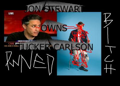jon stewart owns tucker carlson