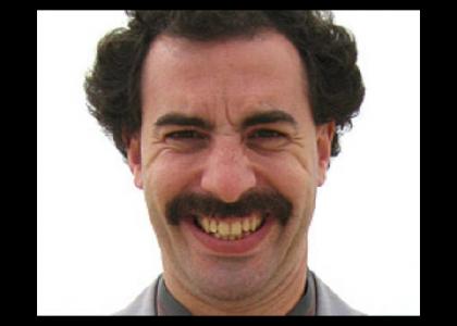 Borat stares into your soul