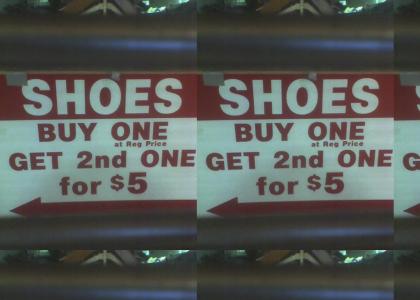 Buy One Shoe....