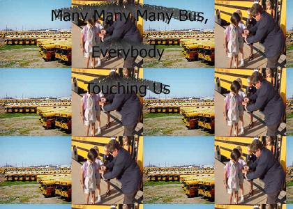 Many many many bus