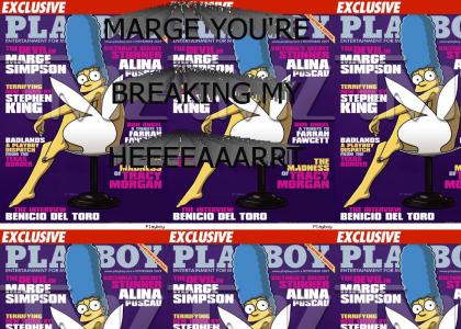 Homer discovers about Marge in Playboy
