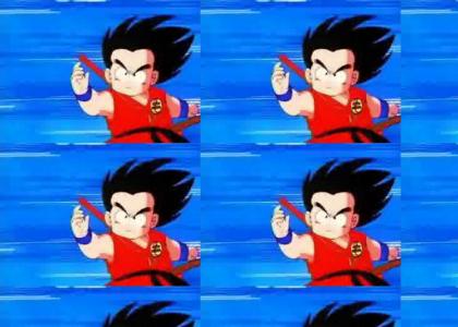 Son Goku has no class with flying ladies