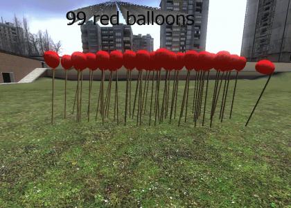 99 Gmod balloons (radio style)