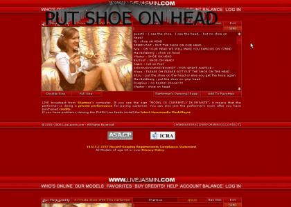 PUT SHOE ON HEAD (animated) PUT SHOE ON HEAD (animated)