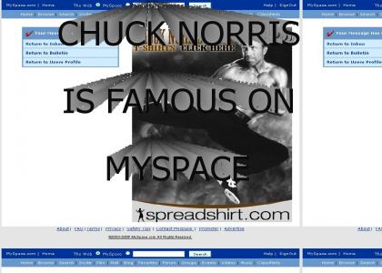 Chuck Norris on MySpace