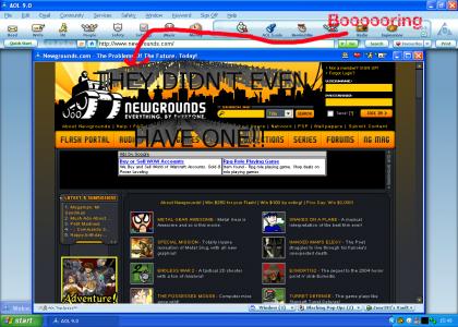 Newgrounds April fools joke had one weakness