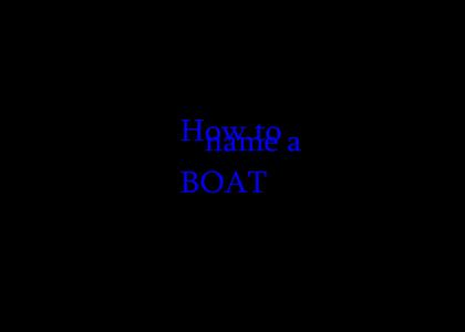 Named your sailboat!