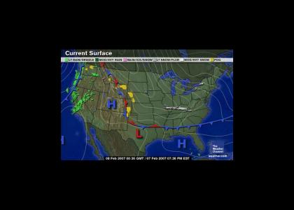 Current US Weather Feb 7, 07