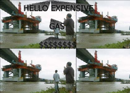 Oil Rig hits bridge