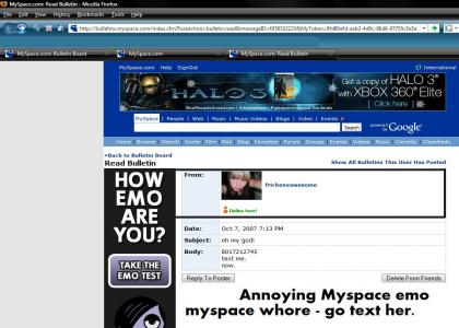 When Do MySpace Whores Learn?