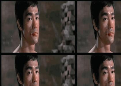 Bruce Lee says no to fat bottomed girls
