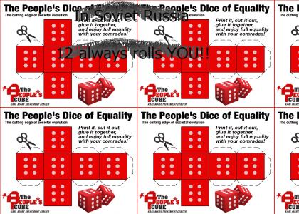 The Dice for Soviet Monopoly