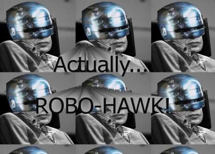 Stephen Hawking is robo-cop?!