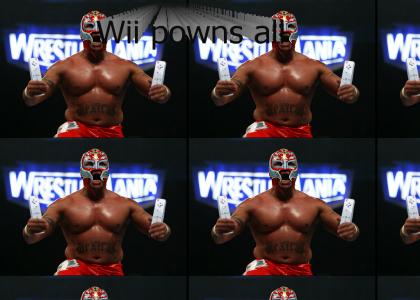 Rey Mysterio likes the Wii