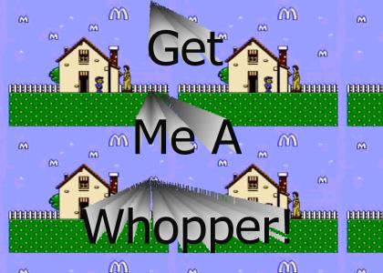 Ronald wants a Whopper!