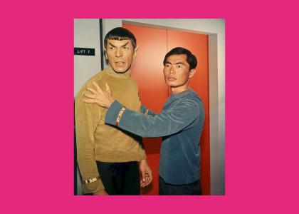 Spock and Sulu's special moment