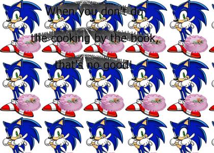 Sonic gives baking advice