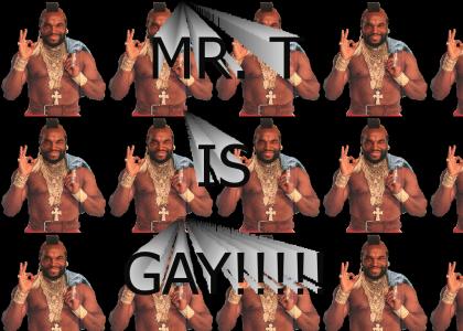 MR. T IS GAY