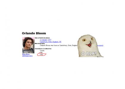 OMG, Secret ORLY Orlando Bloom!