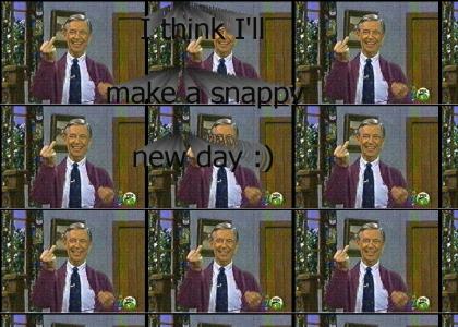 OH SNAP Mr Rogers!
