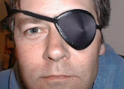 Eyepatch Guy Stares Into Your Soul
