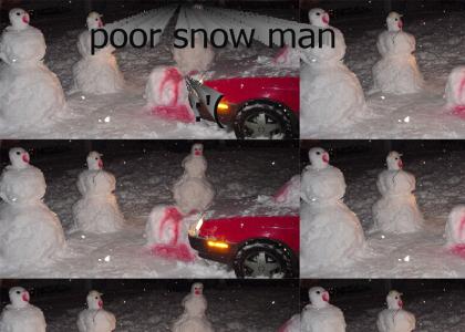 My snowman gets owned