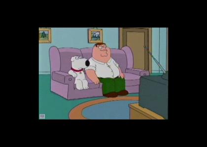 Family Guy-Brian & Peter watch Sesame Street